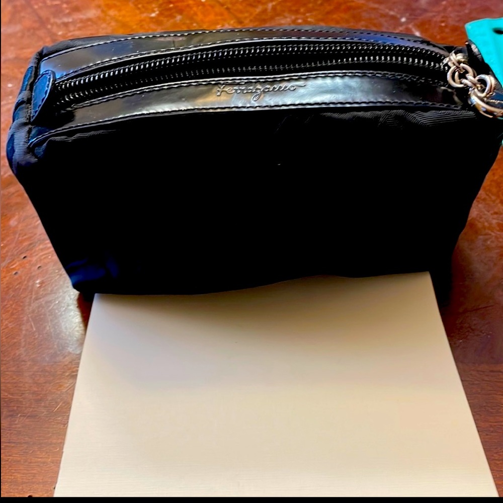 Salvatore Ferragamo Black Pouch with dustbag